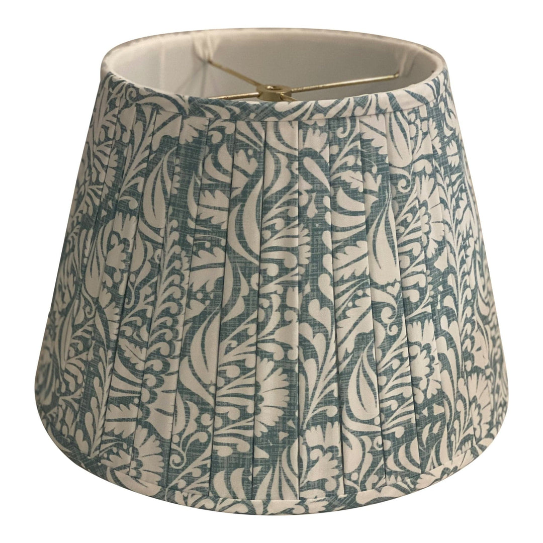 Box Pleat Empire Shade made with ANY Spoonflower Belgian linen - MADE TO ORDER - Ships in 3 weeks! - Lux Lamp Shades