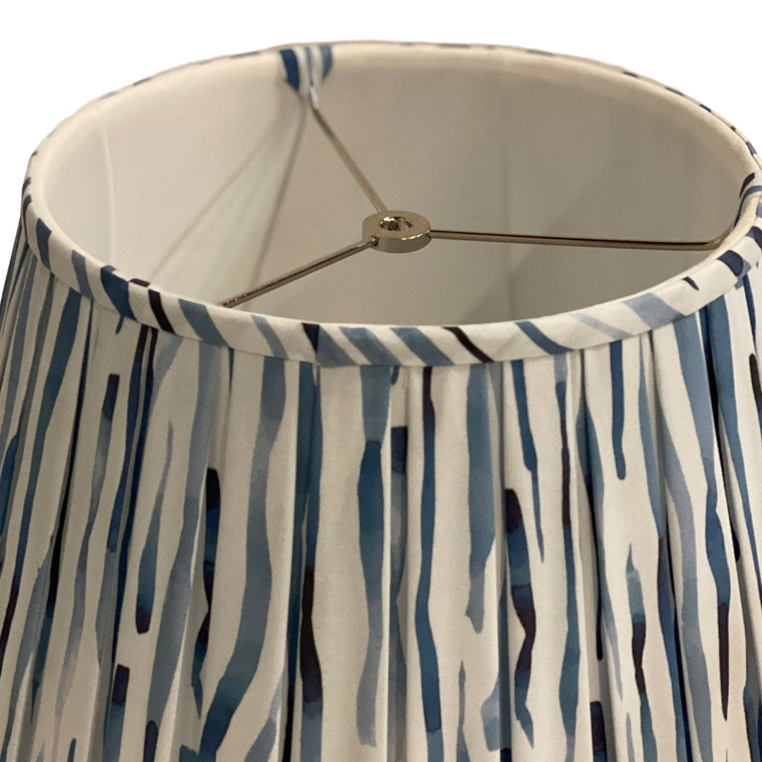 Box Pleat Empire Shade made with ANY Spoonflower Belgian linen - MADE TO ORDER - Ships in 3 weeks! - Lux Lamp Shades