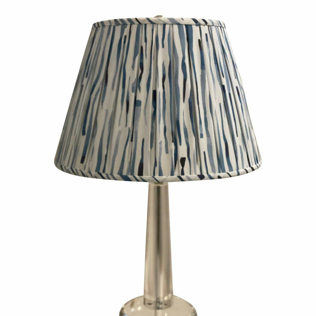 Box Pleat Empire Shade made with ANY Spoonflower Belgian linen - MADE TO ORDER - Ships in 3 weeks! - Lux Lamp Shades