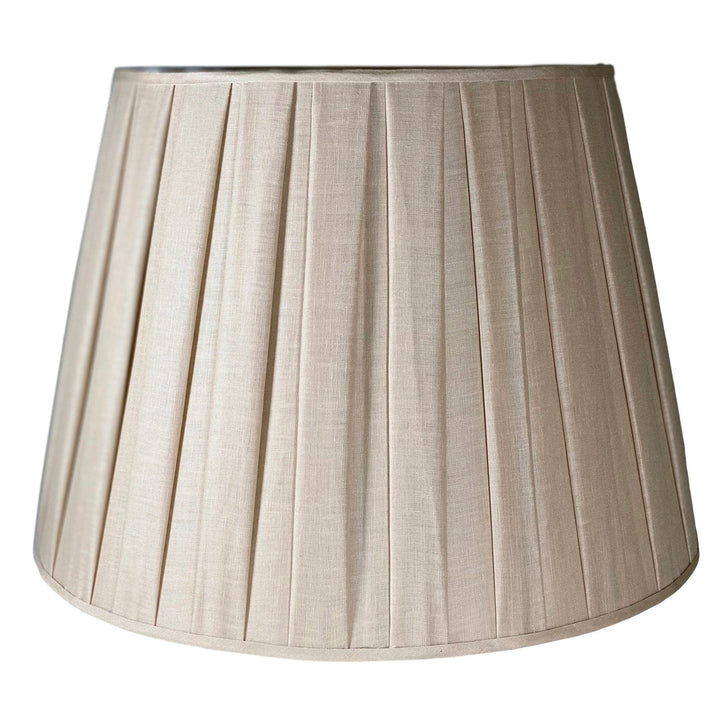 Box Pleat Linen Drum - Lux Lamp Shades