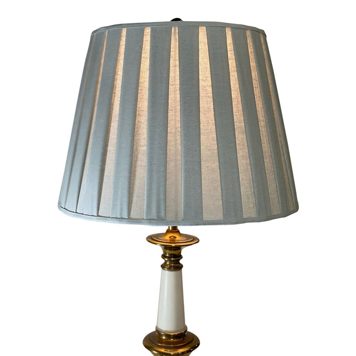 Box Pleat Linen Drum - Lux Lamp Shades