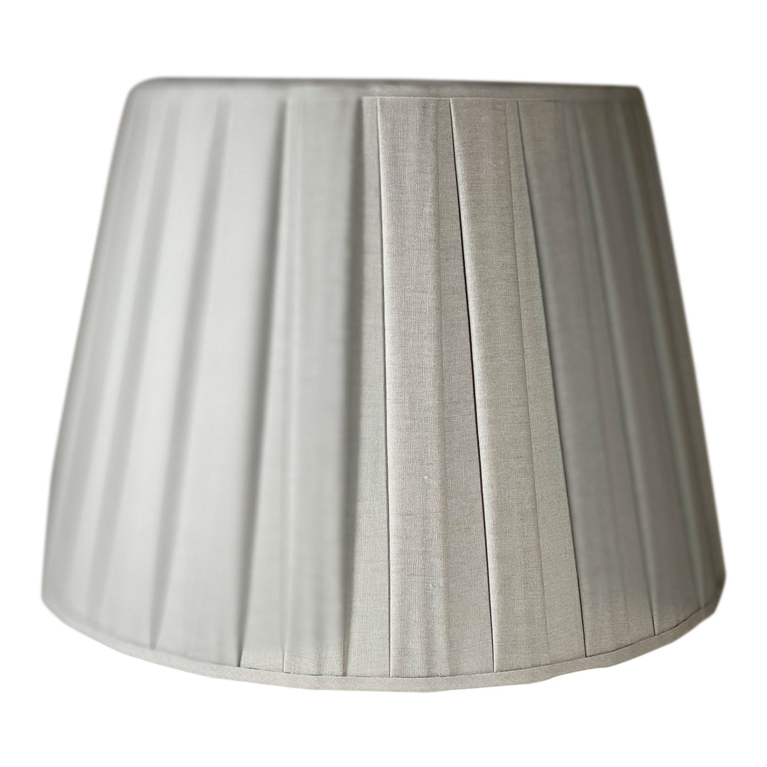 Box Pleat Linen Drum - Lux Lamp Shades