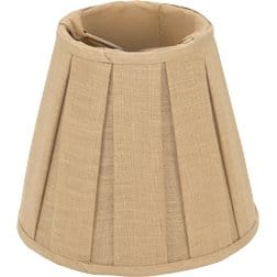 Box Pleat Linen - Empire - Chandelier Shade - Lux Lamp Shades