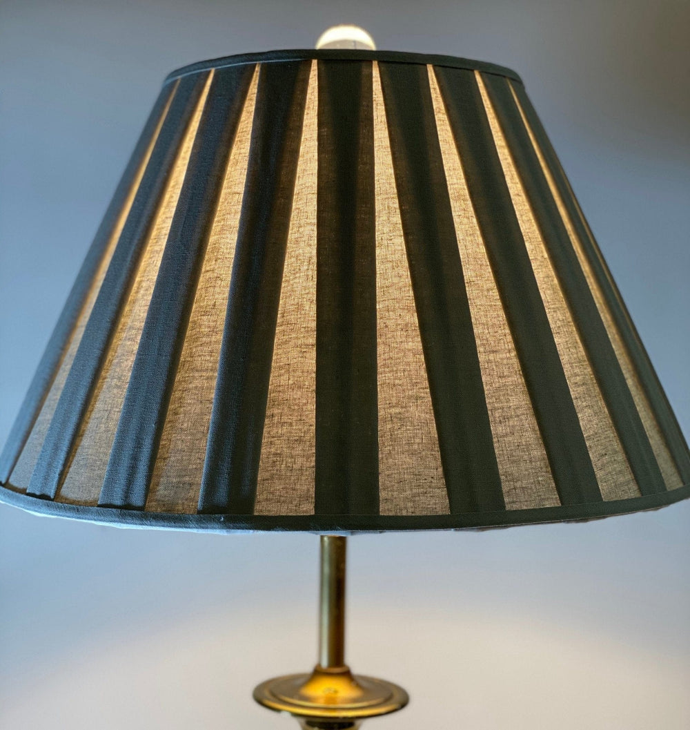 Box Pleat Linen - Lambs Ear linen - Lux Lamp Shades