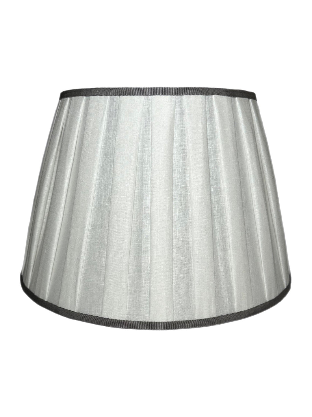 Box Pleat Linen Pembroke Lamp Shades Curated - Available in five sizes - Lux Lamp Shades