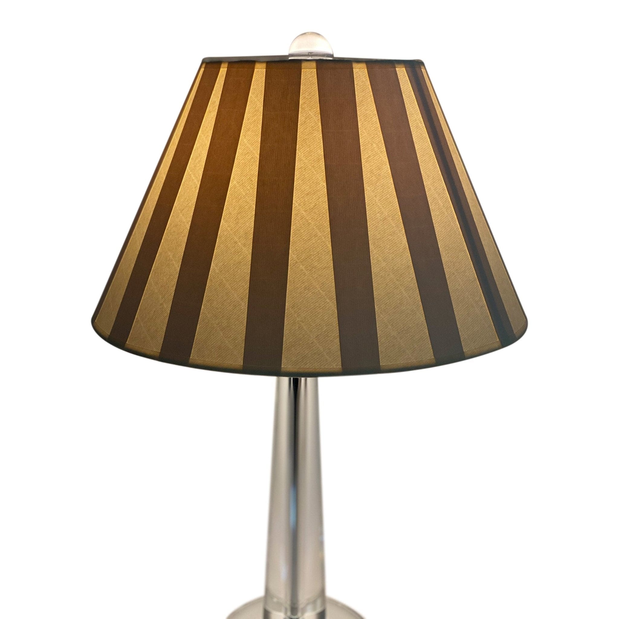 Box pleat shop lamp shade