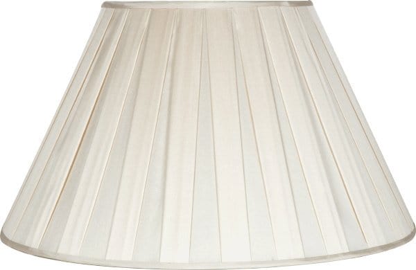 Box Pleat Silk Empire Lamp Shade - Lux Lamp Shades