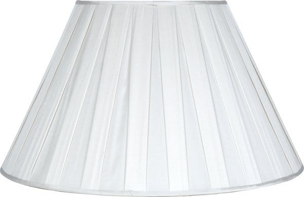 Box Pleat Silk Empire Lamp Shade - Lux Lamp Shades