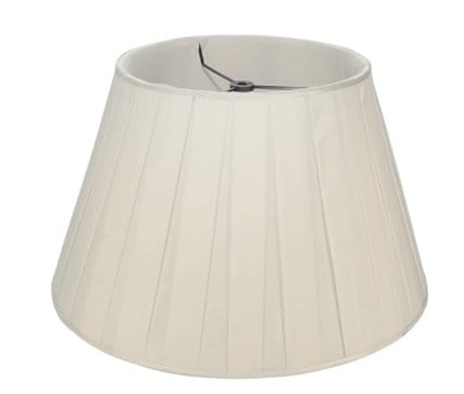 Box Pleat Silk - Pembroke Shape - Lux Lamp Shades