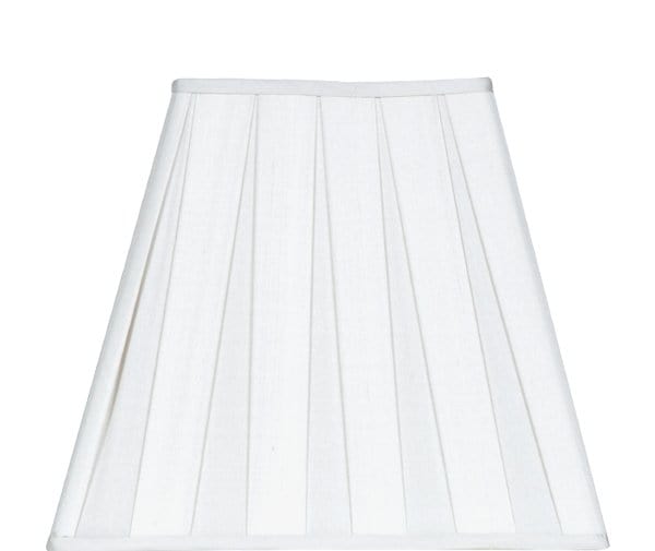 Box Pleat Silk - Square - Lux Lamp Shades