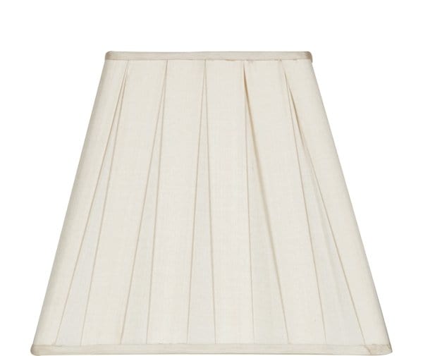 Box Pleat Silk - Square - Lux Lamp Shades