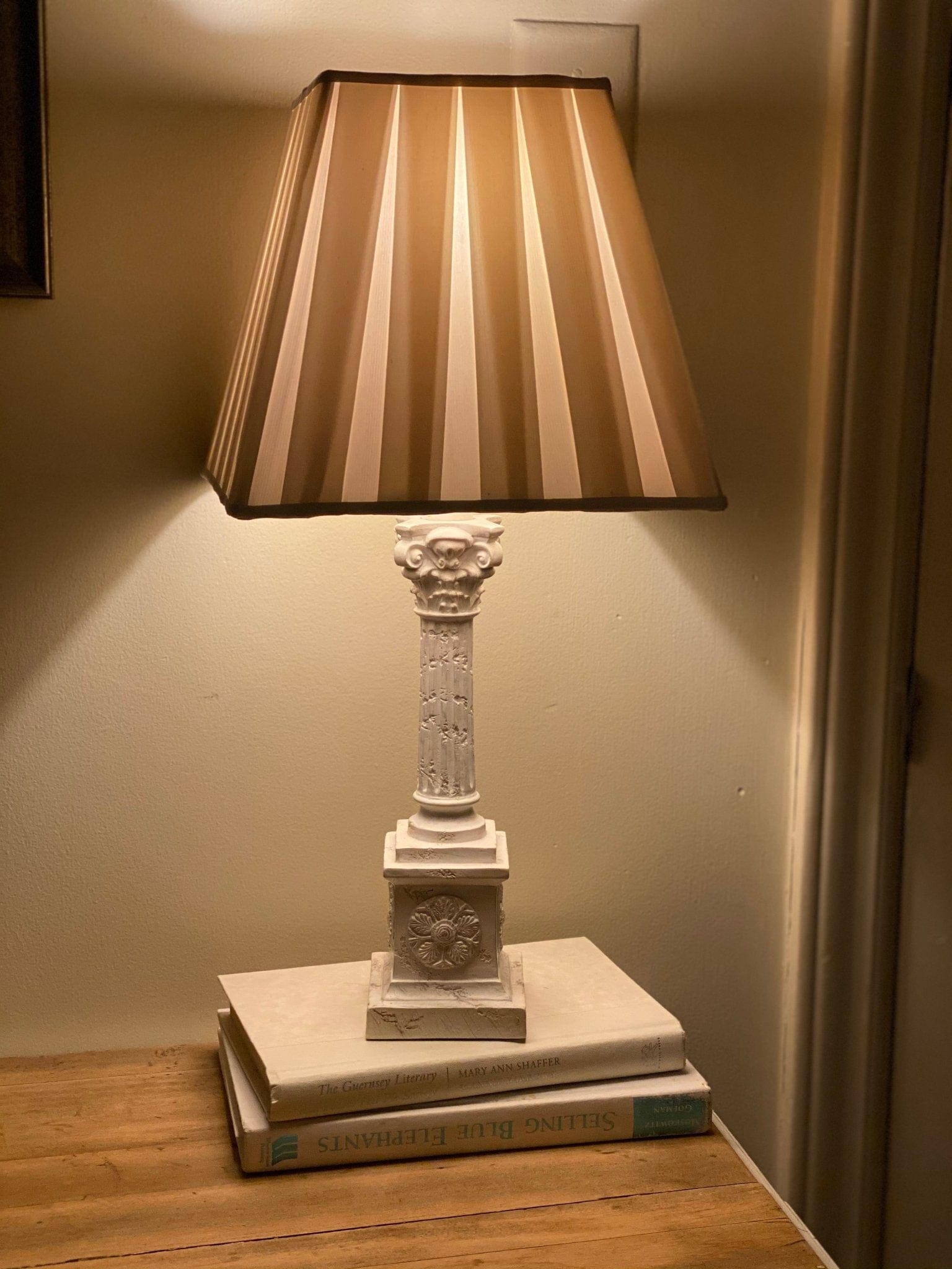 Box Pleat Square Silk Lamp Shades Available in Two Sizes Lux Lamp Shades