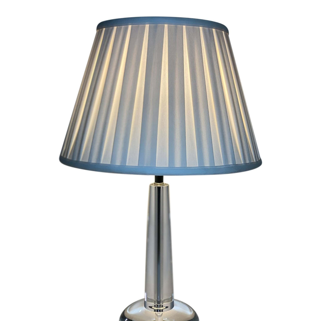 British Box Pleat Pembroke Cream Anna Linen - Limited stock - Lux Lamp Shades