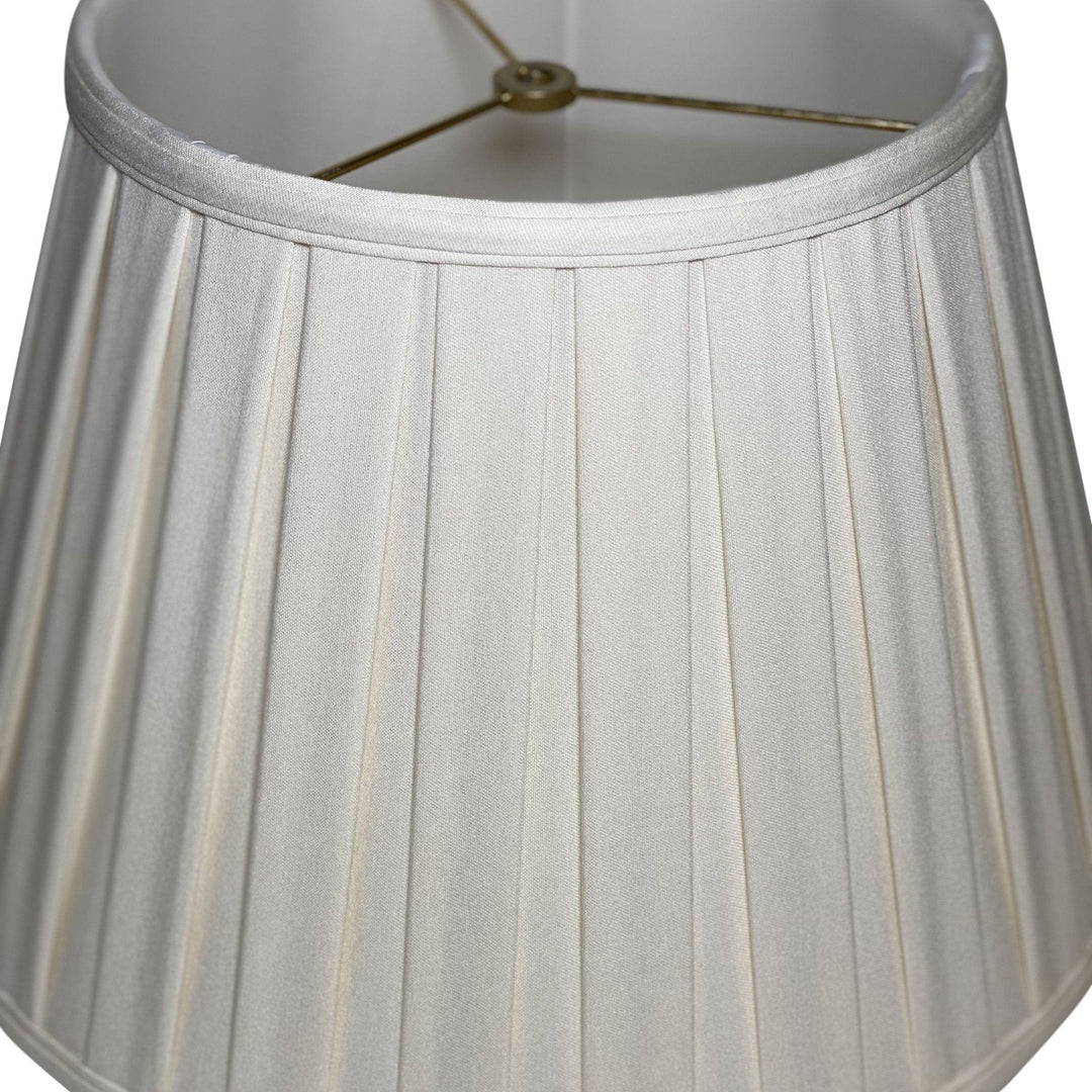 British Box Pleat Pembroke Cream Anna Linen - Limited stock - Lux Lamp Shades
