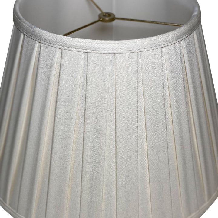 British Box Pleat Pembroke Cream Anna Linen - Limited stock - Lux Lamp Shades