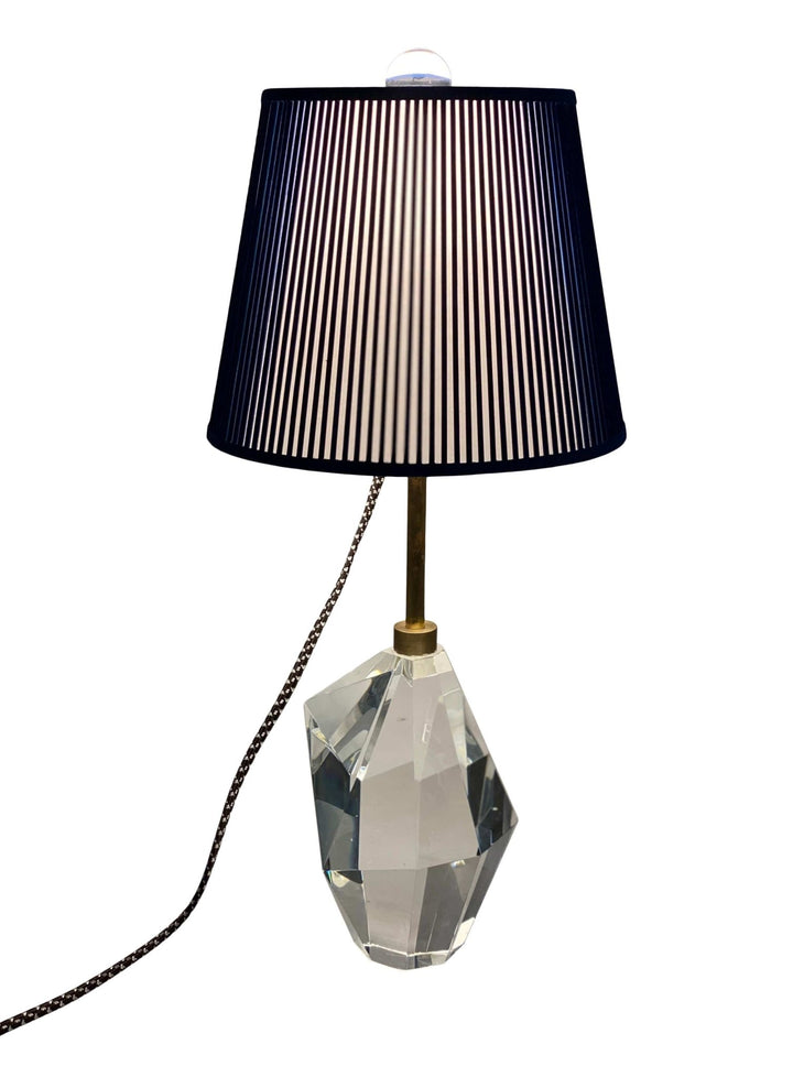 British Empire Stick Lamp shade - 10" Solid Blue (2) In Stock READY TO SHIP - Lux Lamp Shades