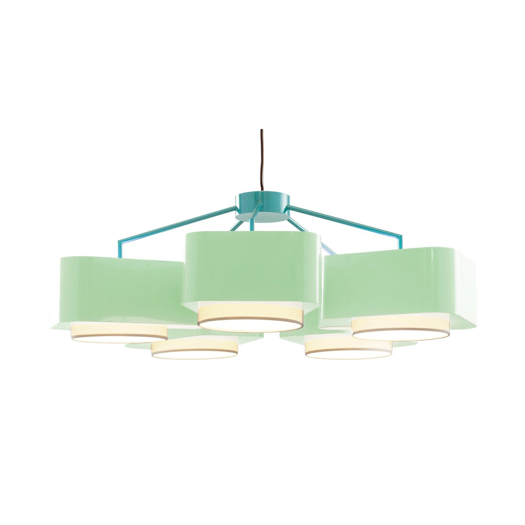 Carousel 5 Arm I Suspension Lamp - Hand Made in Portugal - Lux Lamp Shades