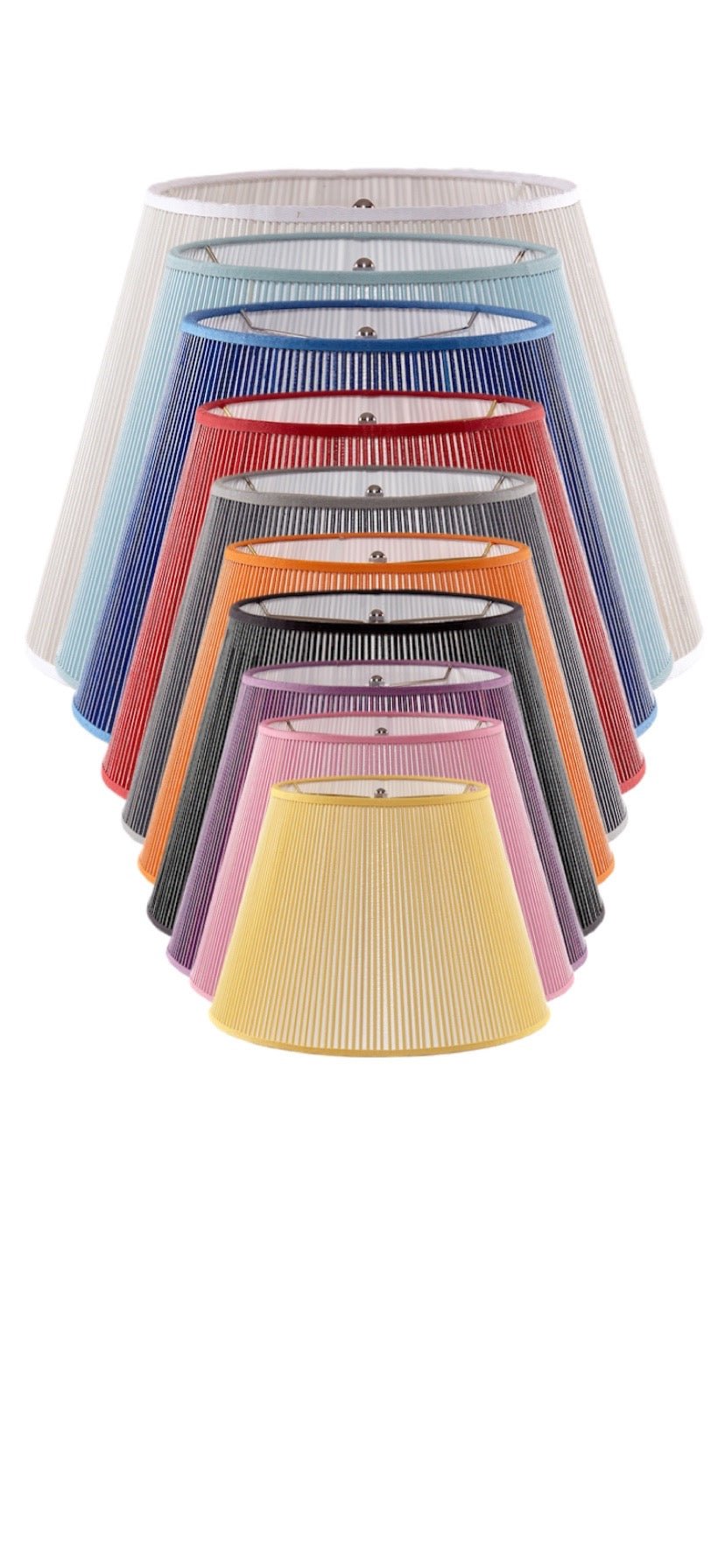Chandelier Lamp Stick Shade - Available in 3 sizes and 14 colors - Lux Lamp Shades