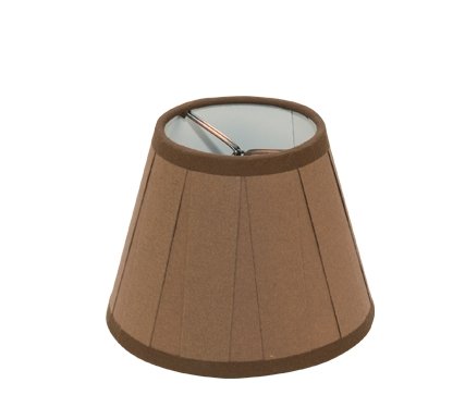 Chocolate Box Pleat Paper - Empire Chandelier - 5" - Lux Lamp Shades