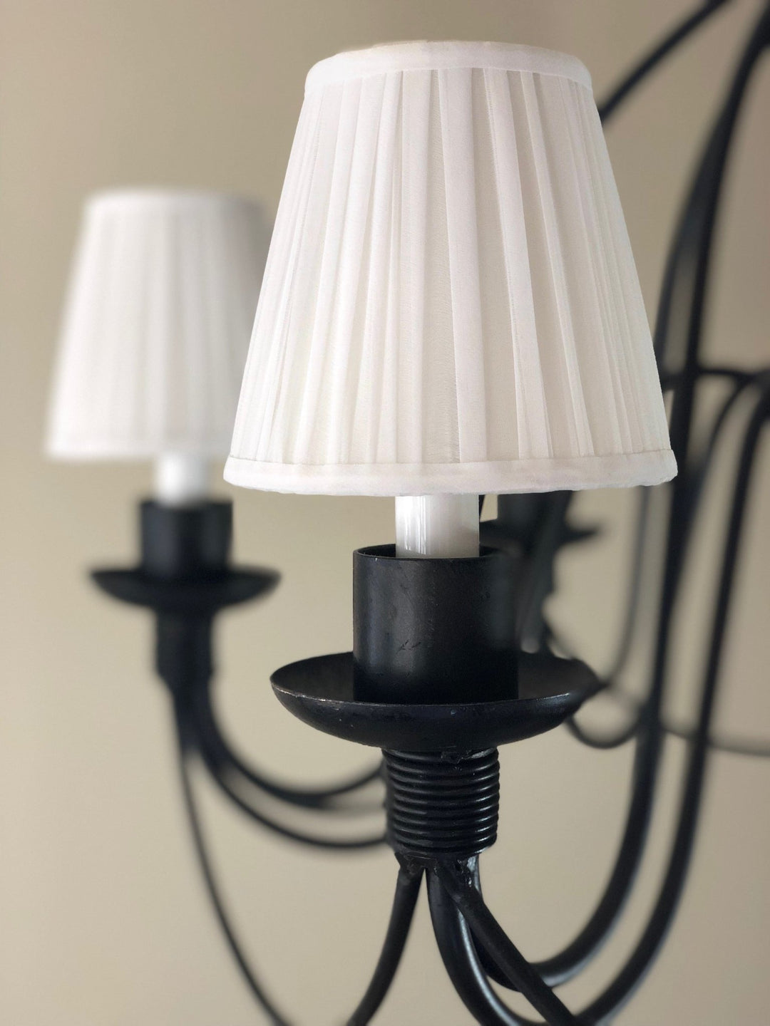 Coconut Sheer Silk - Empire Chandelier Lamp shade 5" and 6" Wholesale - Lux Lamp Shades