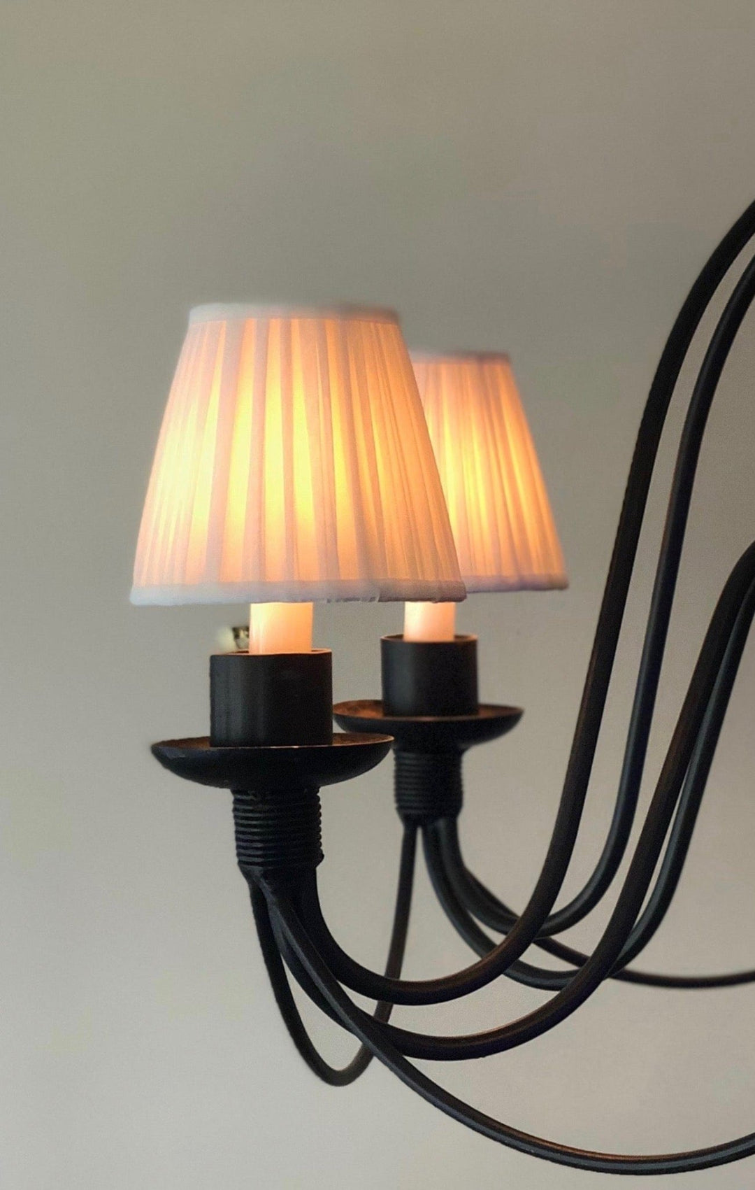 Coconut Sheer Silk - Empire Chandelier Lamp shade 5" and 6" Wholesale - Lux Lamp Shades