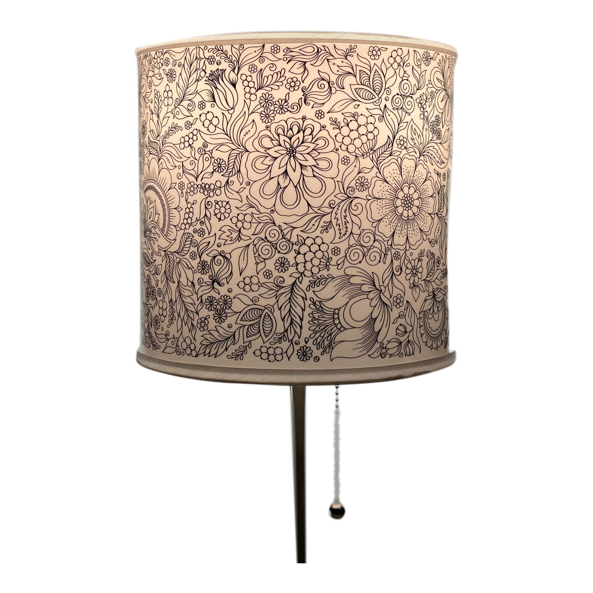 Color Your Own Lampshade Kit Choose a Design