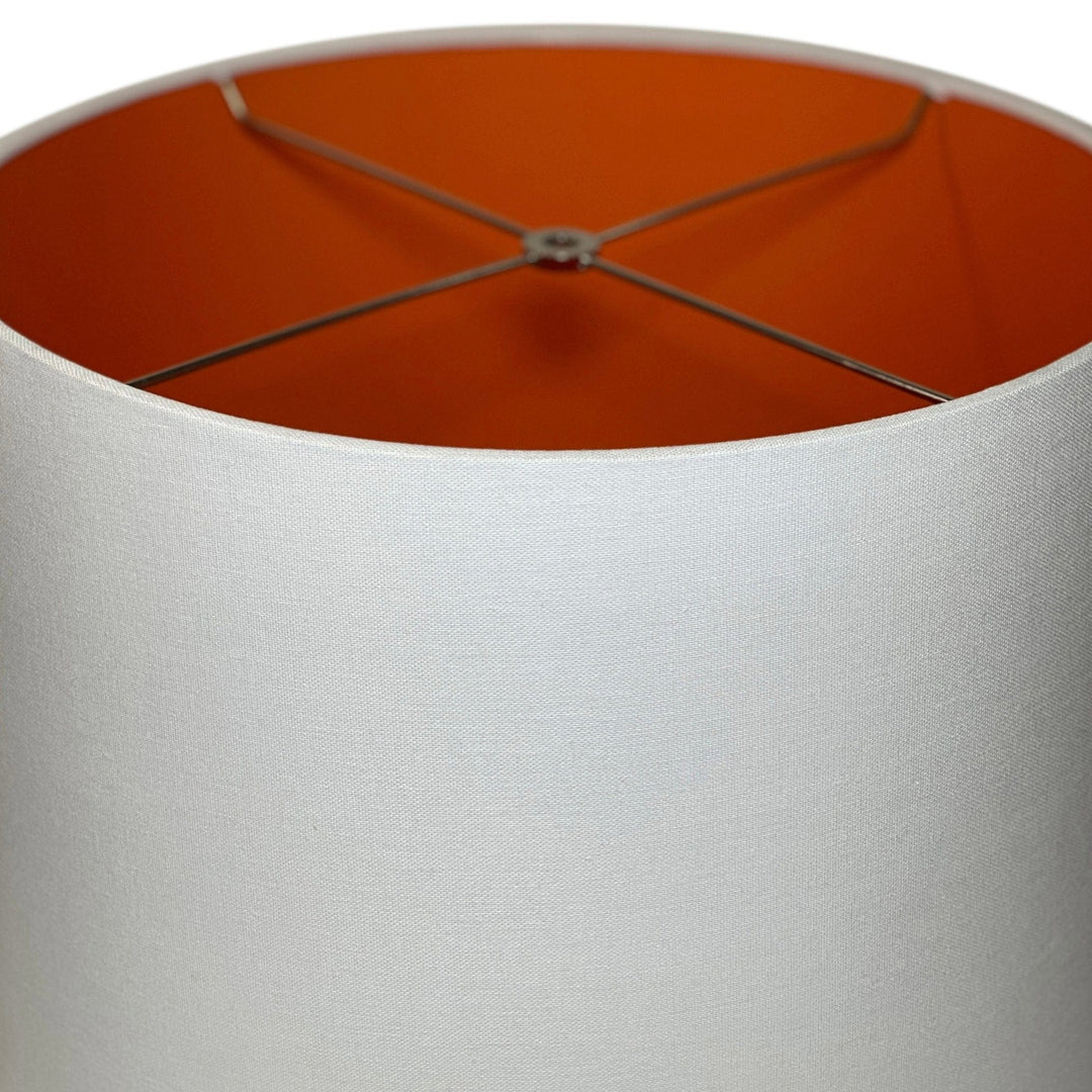 Colour By Lux - Linen Drum Harback Lamp Shade - Multiple color options - Lux Lamp Shades