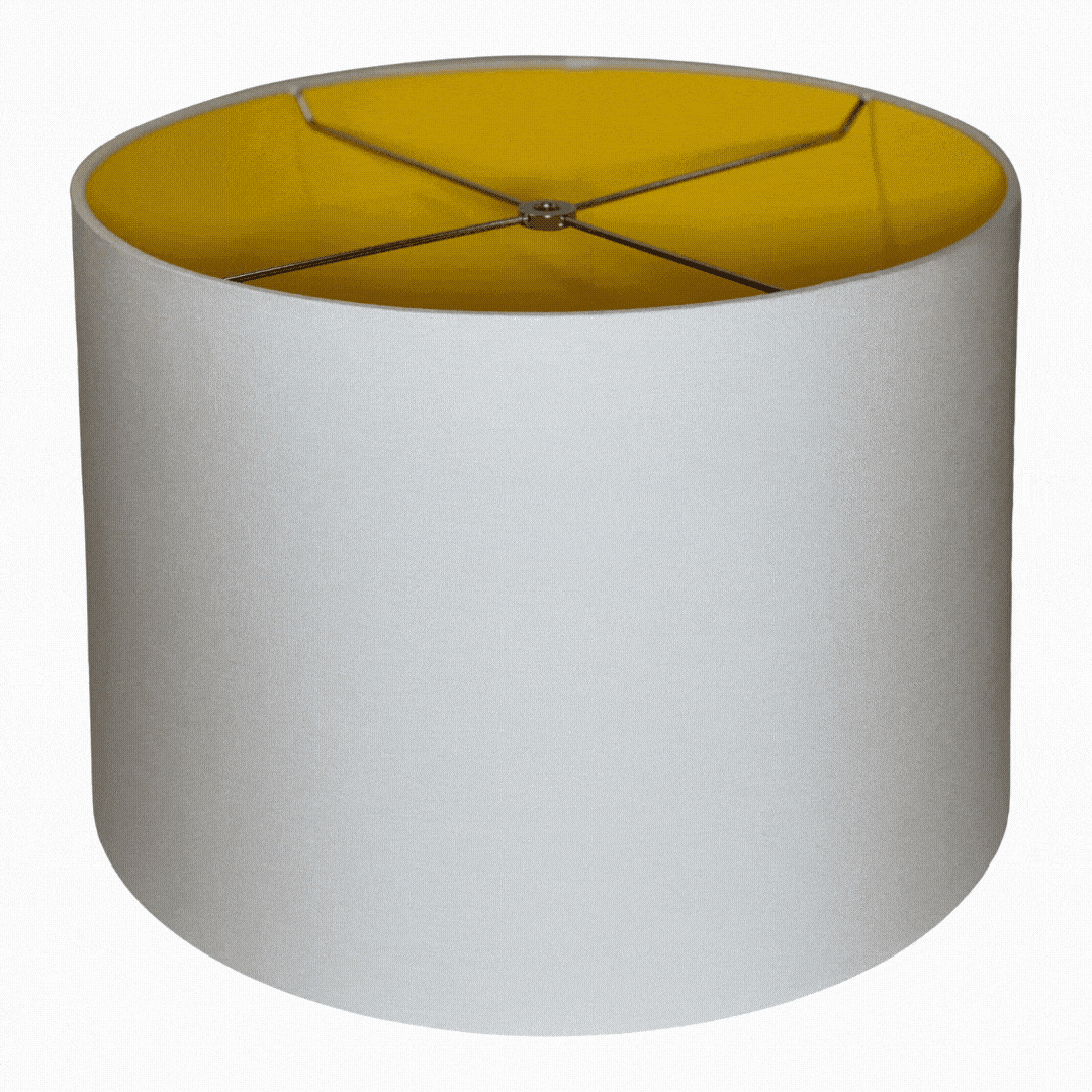 Colour by Lux - Linen Drum Harback Lamp Shade - Multiple Color Options, image size:1080x1080