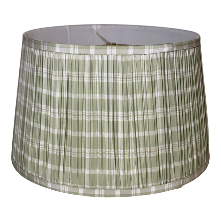 Custom Brunschwig & Fils Pembroke Gathered Shade - 18" - Lux Lamp Shades