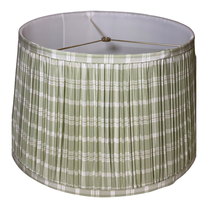 Custom Brunschwig & Fils Pembroke Gathered Shade - 18" - Lux Lamp Shades