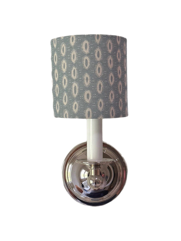 Custom 5" Half Drum Sconce Lamp Shade with Candle Clip - Lux Lamp Shades