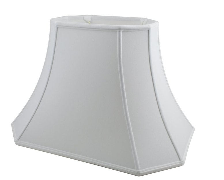 Cut Corner Rectangle Bell Lamp Shades - Available in five sizes - Lux Lamp Shades