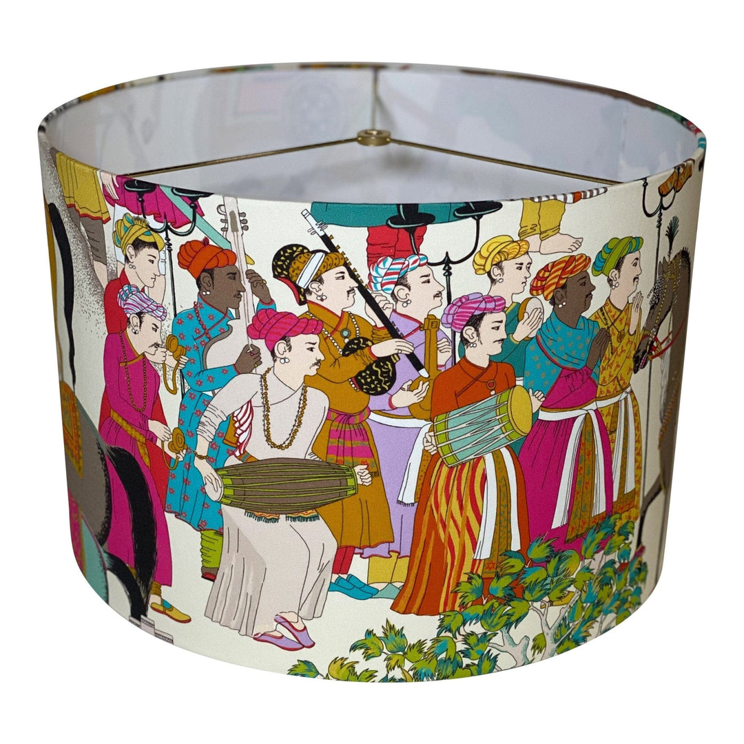 Dara by Manuel Canovas Hardback drum shade 16" - Lux Lamp Shades