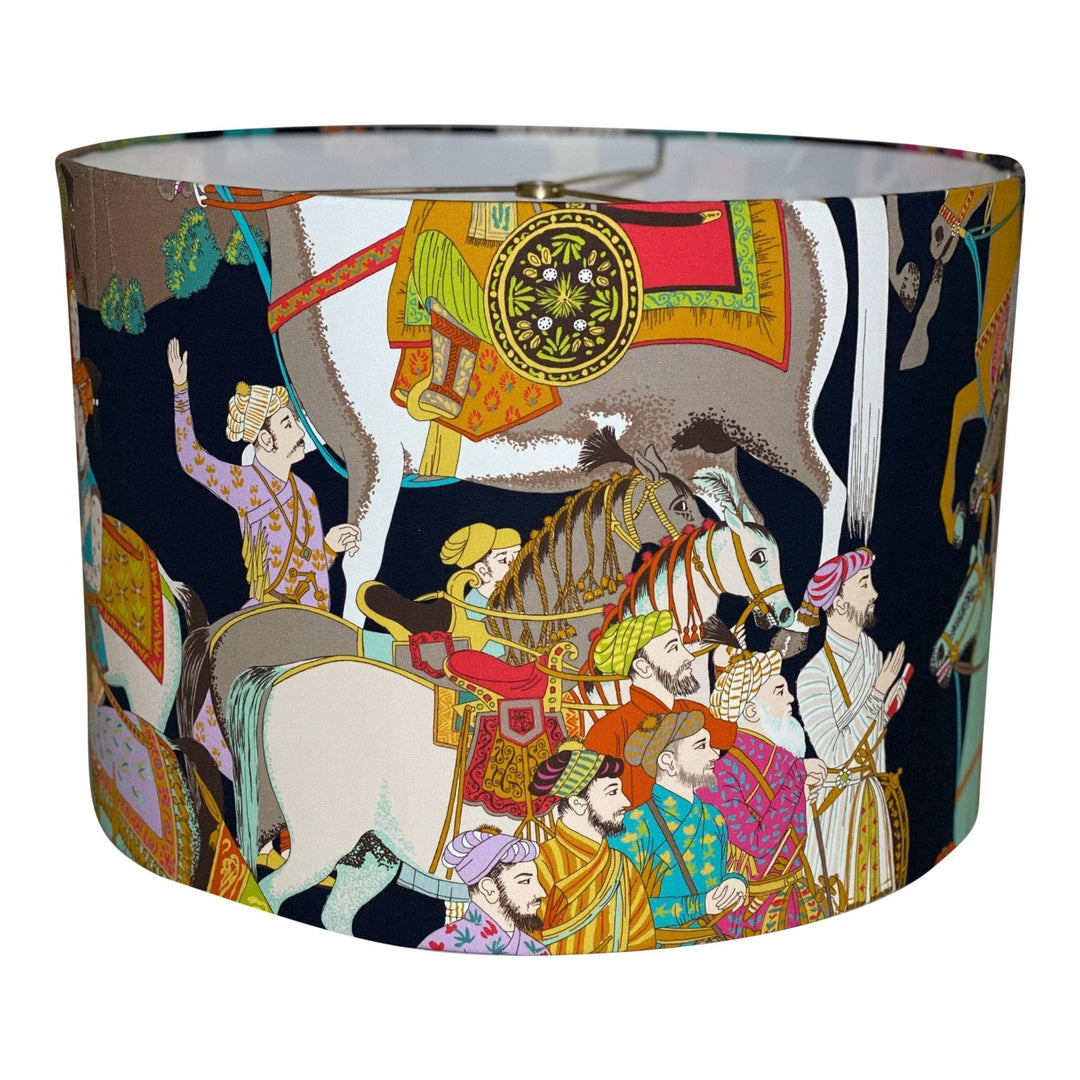 Dara by Manuel Canovas Hardback drum shade 16" - Lux Lamp Shades