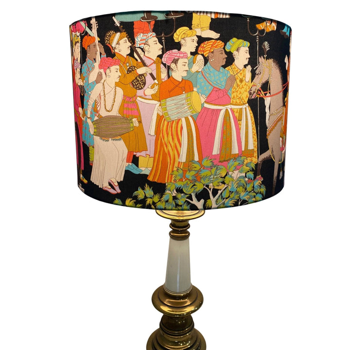 Dara by Manuel Canovas Hardback drum shade 16" - Lux Lamp Shades