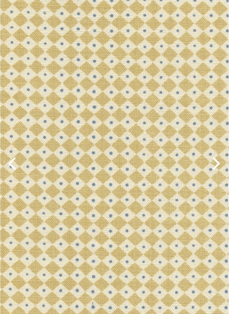 Diamond Dot - Malt by Lewis and Wood Gathered shades 12" shade (2) in stock - Lux Lamp Shades