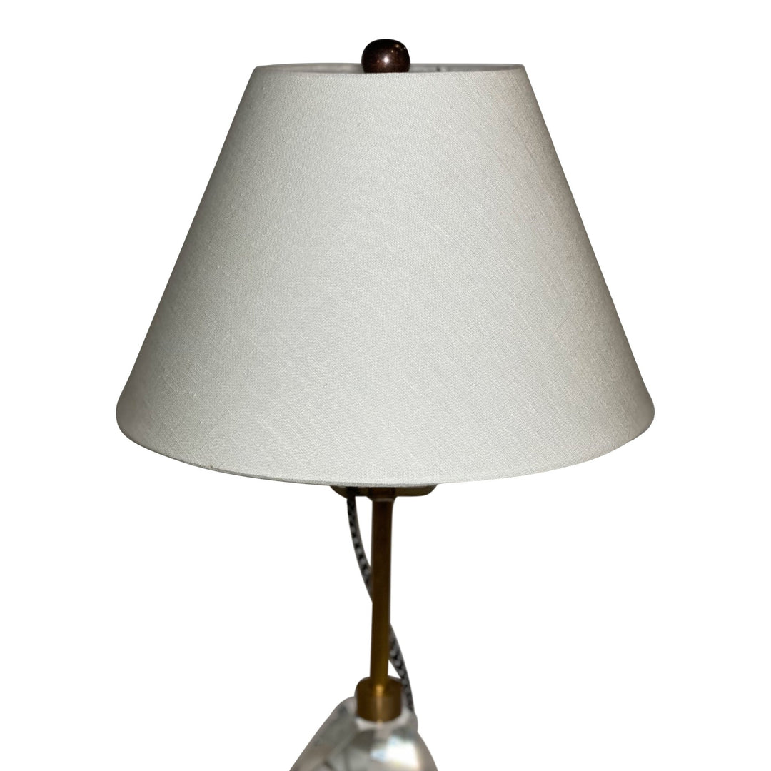 Empire Linen Hardback 12" Sugar - Rolled edge (2) in stock - Lux Lamp Shades
