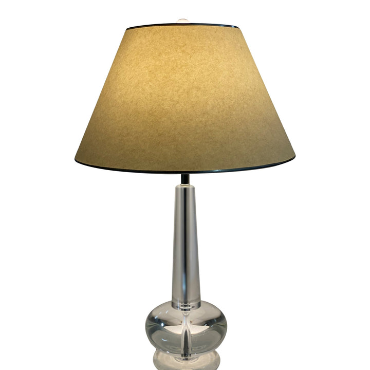 Empire Paper Shade with Accent trim - Five sizes - Lux Lamp Shades