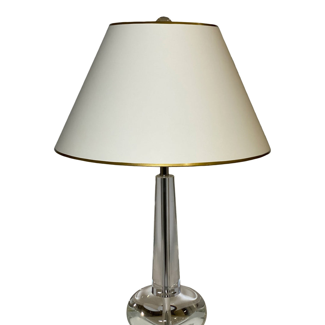 Empire Paper Shade with Accent trim - Five sizes - Lux Lamp Shades