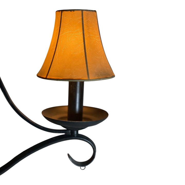 Faux Leather Sconce or Chandelier Lamp Shade - Lux Lamp Shades