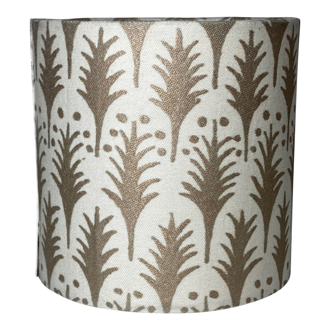 Fortuny PIUMETTE in Ivory & Gold 4" Chandelier Shades Trade - Lux Lamp Shades