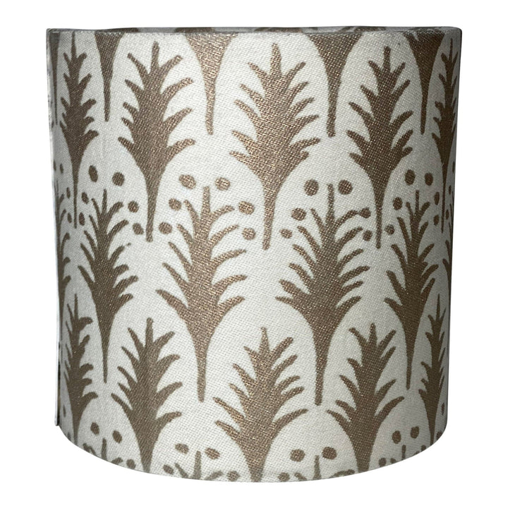 Fortuny PIUMETTE in Ivory & Gold 4" Chandelier Shades Trade - Lux Lamp Shades