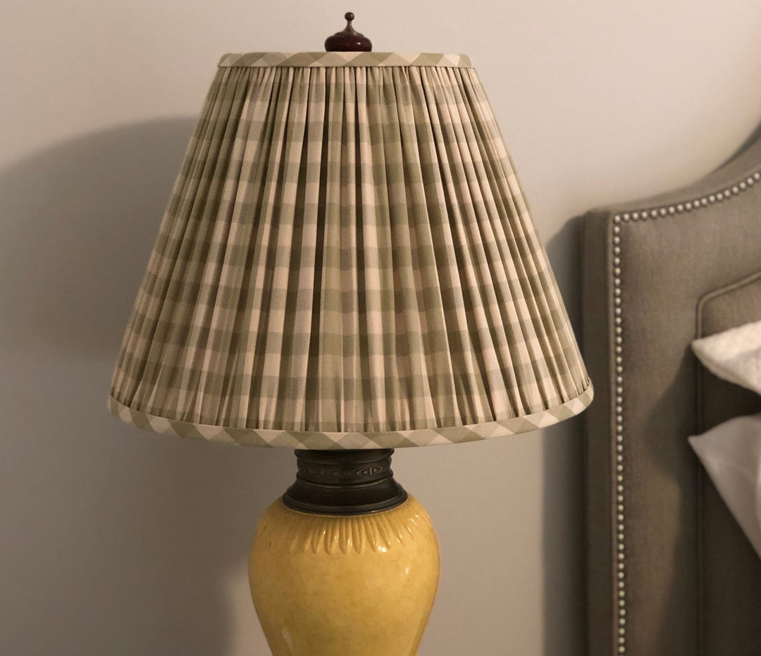 Gathered COM LINEN Empire - Lux Lamp Shades