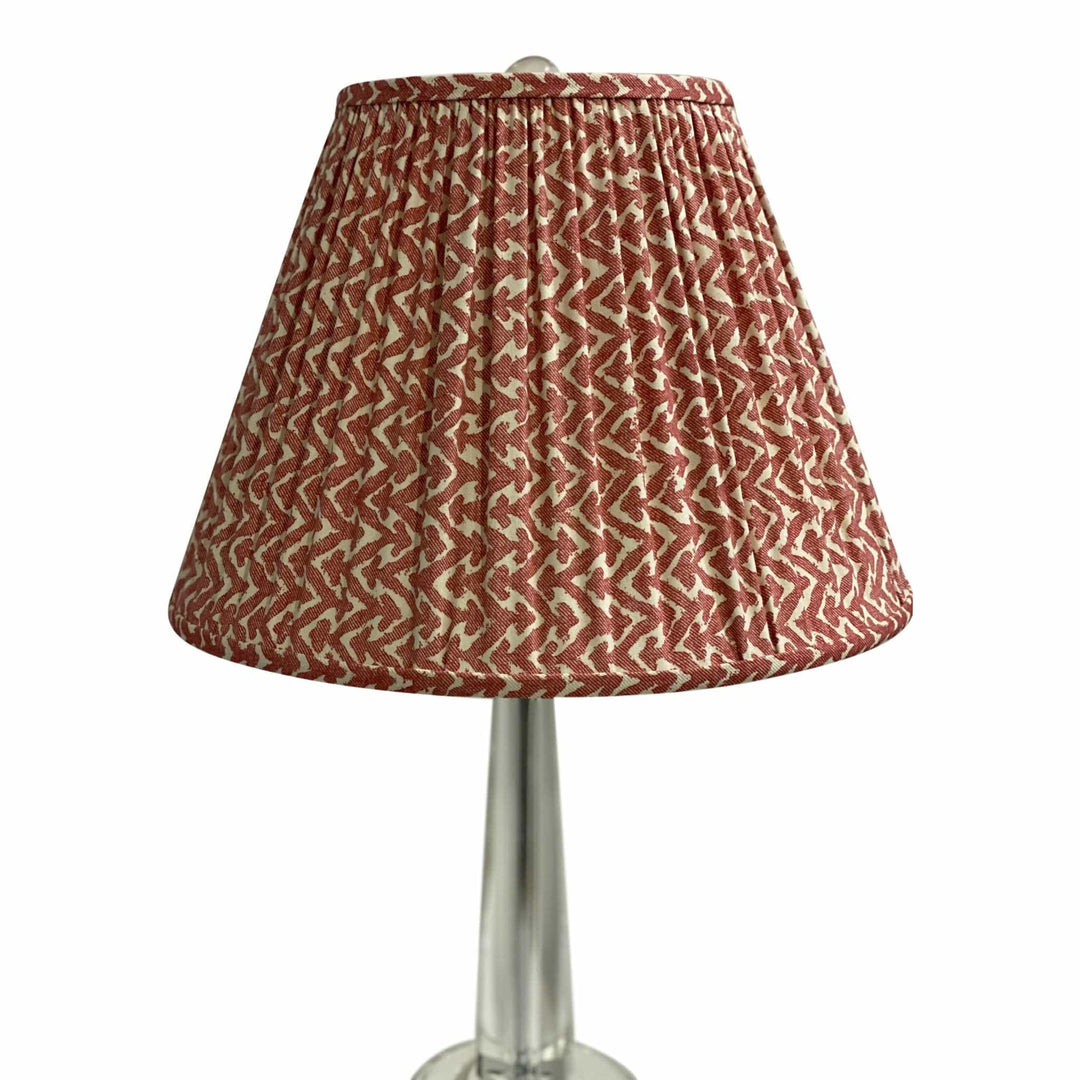 Gathered Custom Empire Shades Made using Fermoie Fabric - 16" and 18" base - Lux Lamp Shades