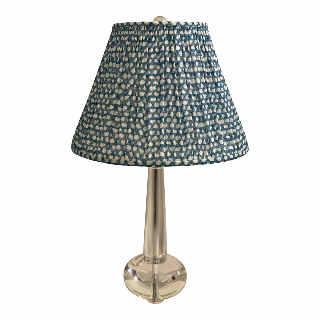 Gathered Custom Empire Shades Made using Fermoie Fabric - 16" and 18" base - Lux Lamp Shades