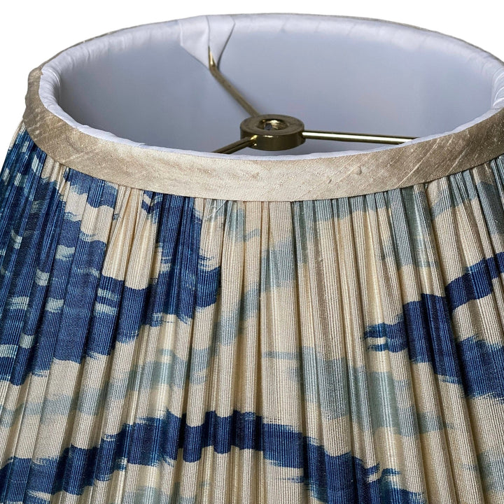 Gathered IKAT Silk Empire - Lux Lamp Shades