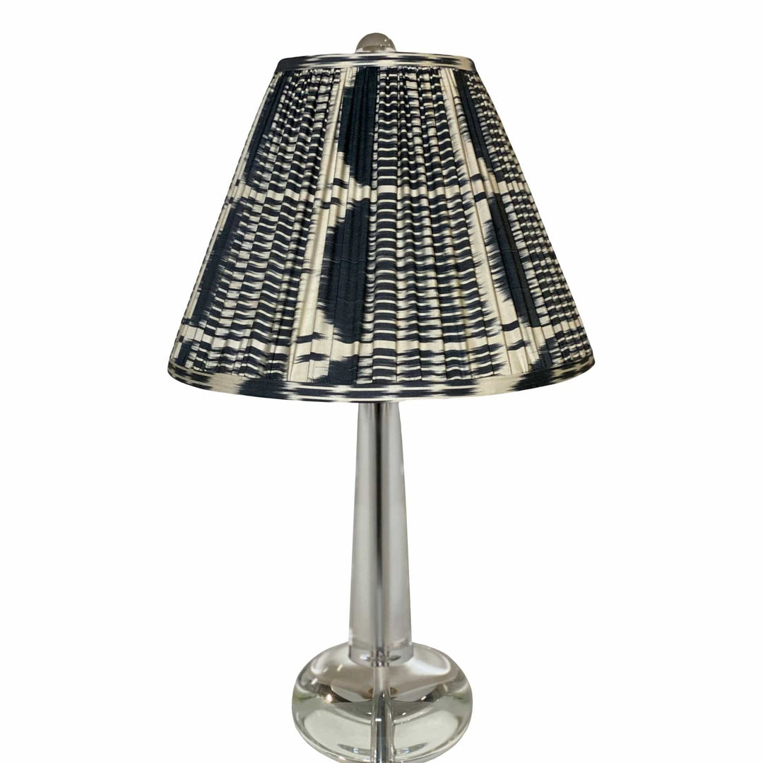 Gathered IKAT Silk Empire 16" Base - Lux Lamp Shades