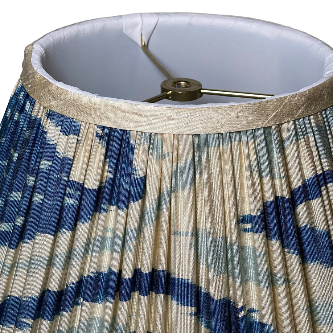 Gathered IKAT Silk Empire - Lux Lamp Shades