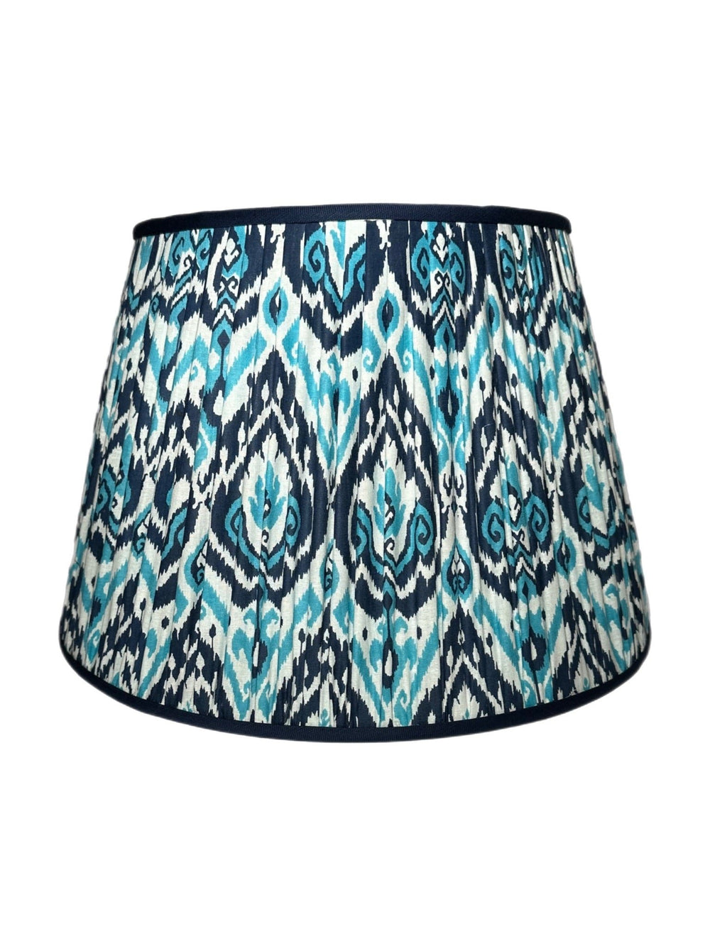 Gathered Sari Shade with Contrasting trim - Lux Lamp Shades