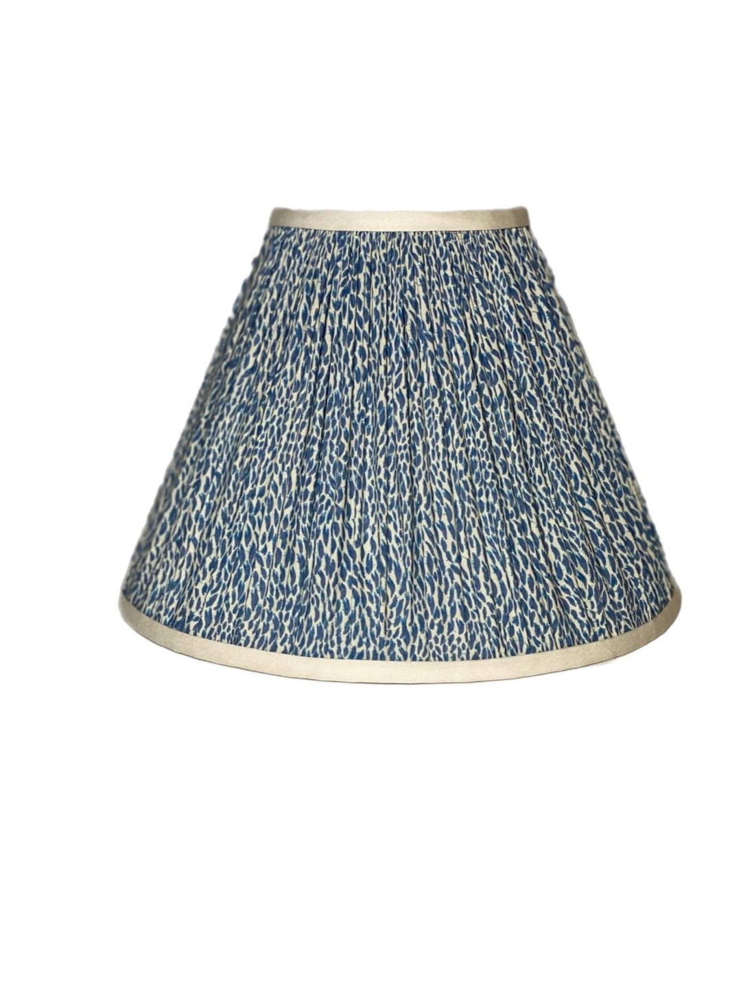 Gathered Shade made with Plumettes by Pierre Frey 12" Base (1) in stock - Lux Lamp Shades